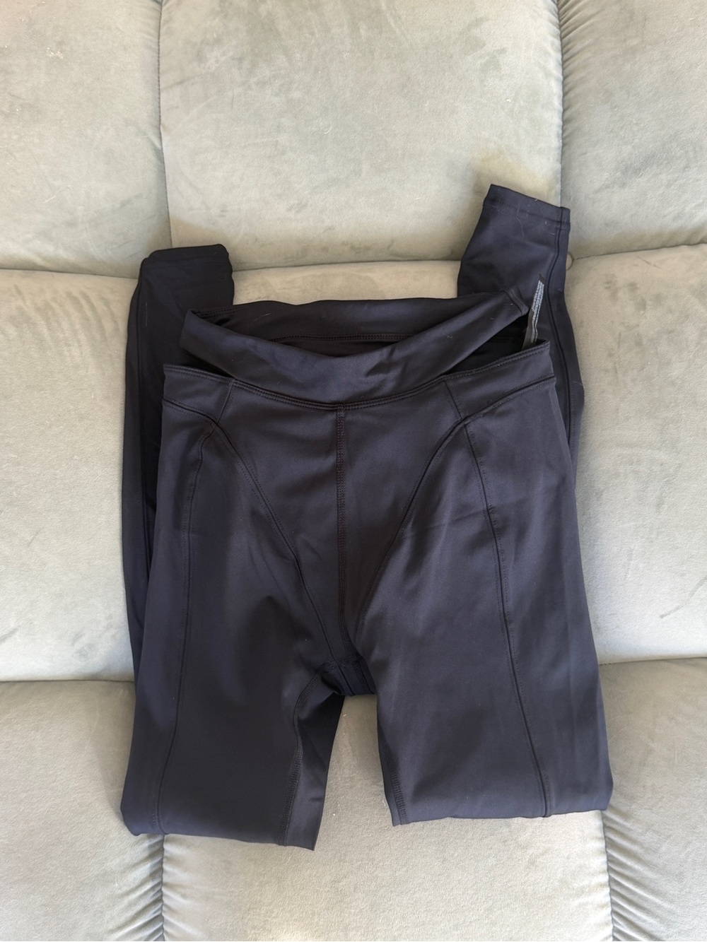 Free people cut out Black High-Waist Performance Leggings
